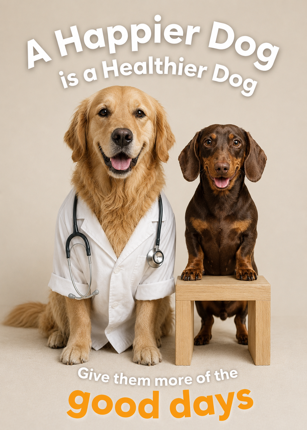 A happier dog is a healthier dog — give them more of the good days